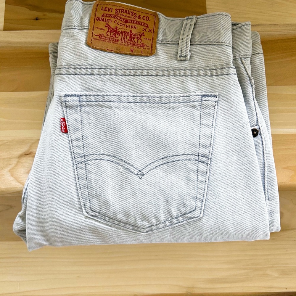 Vintage 80s Levi's Men's Gray Jeans